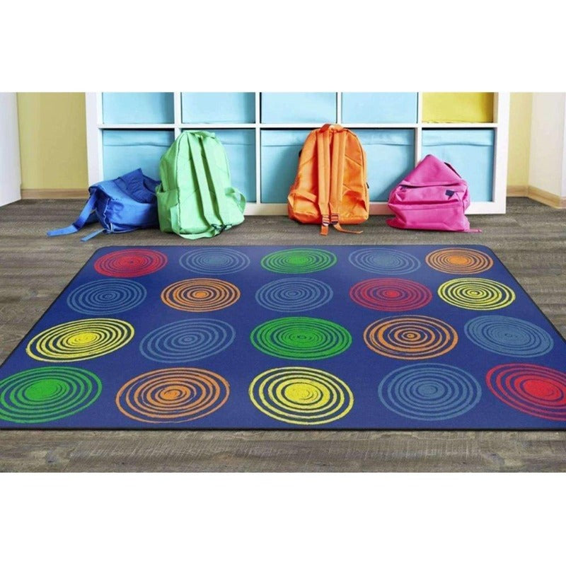 Circles Primary Seating Area Rug