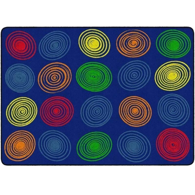 Circles Primary Seating Area Rug