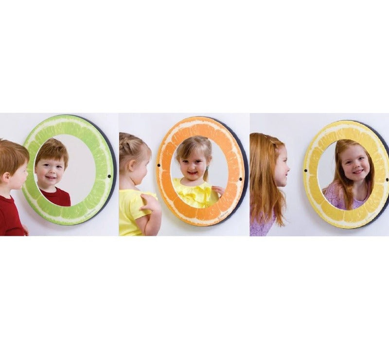 Citrus Fun Mirrors Waiting Area Wall Set