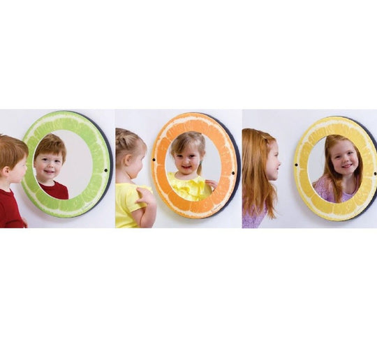 Citrus Fun Mirrors Waiting Area Wall Set