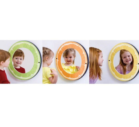 Citrus Fun Mirrors Waiting Area Wall Set