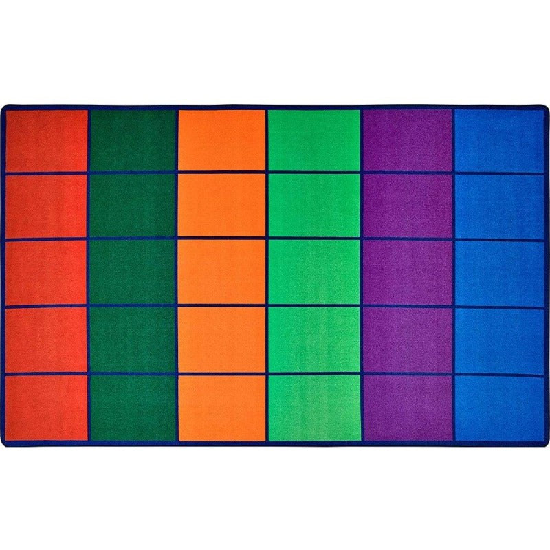 Colorful Rows Seating Rug