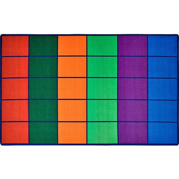 Colorful Rows Seating Rug