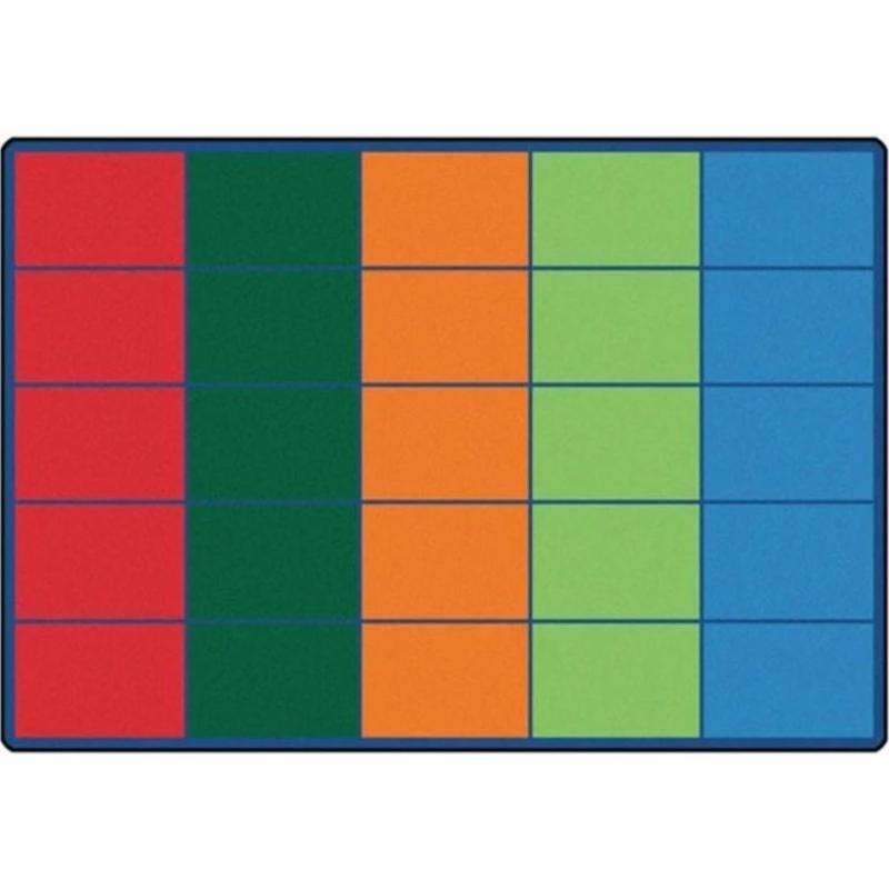 Colorful Rows Seating Rug - Factory Second