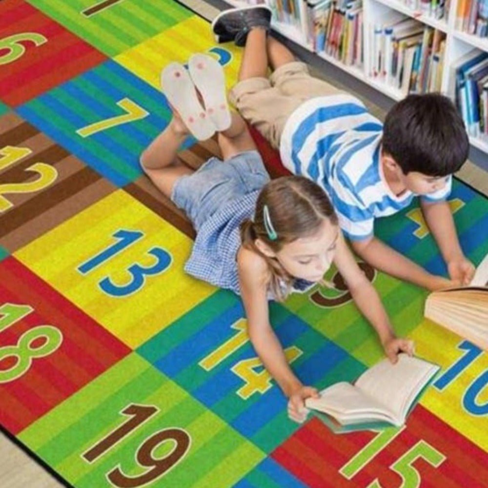 Counting Seating School Rug
