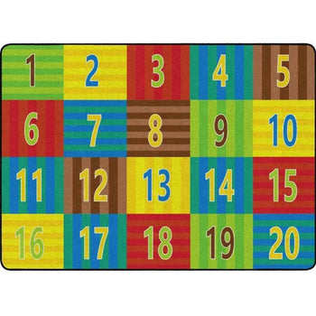 Counting Seating School Rug