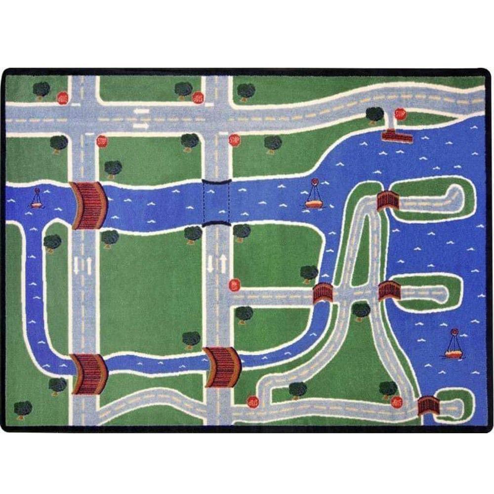 Creataville Roads and Rivers Rug