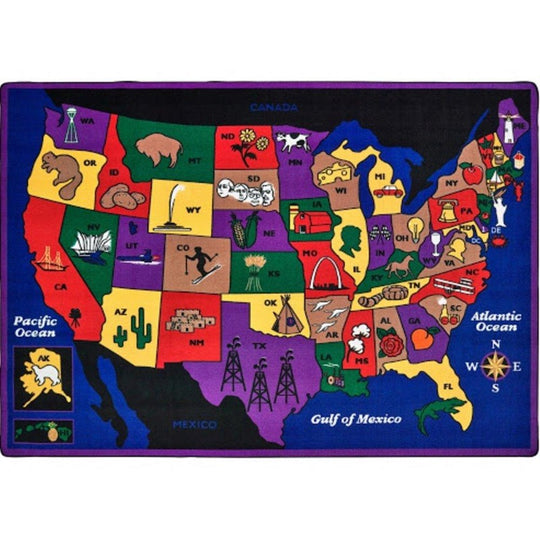 Discover America Rug - Factory Second