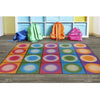 Dot Spots Classroom Seating Rug