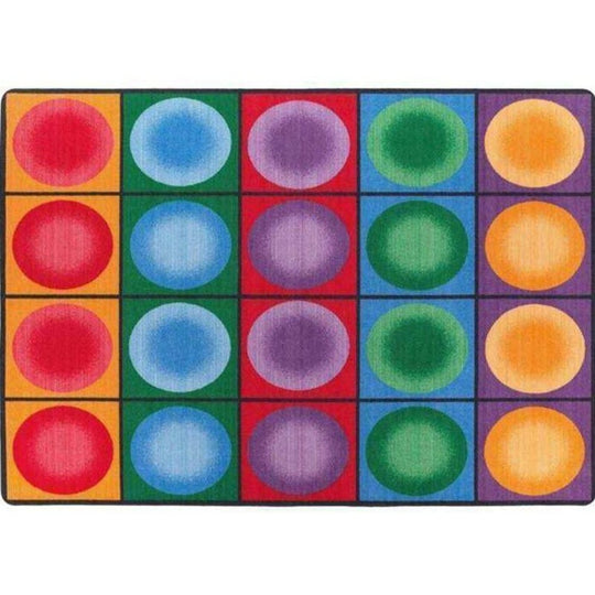 Dot Spots Classroom Seating Rug