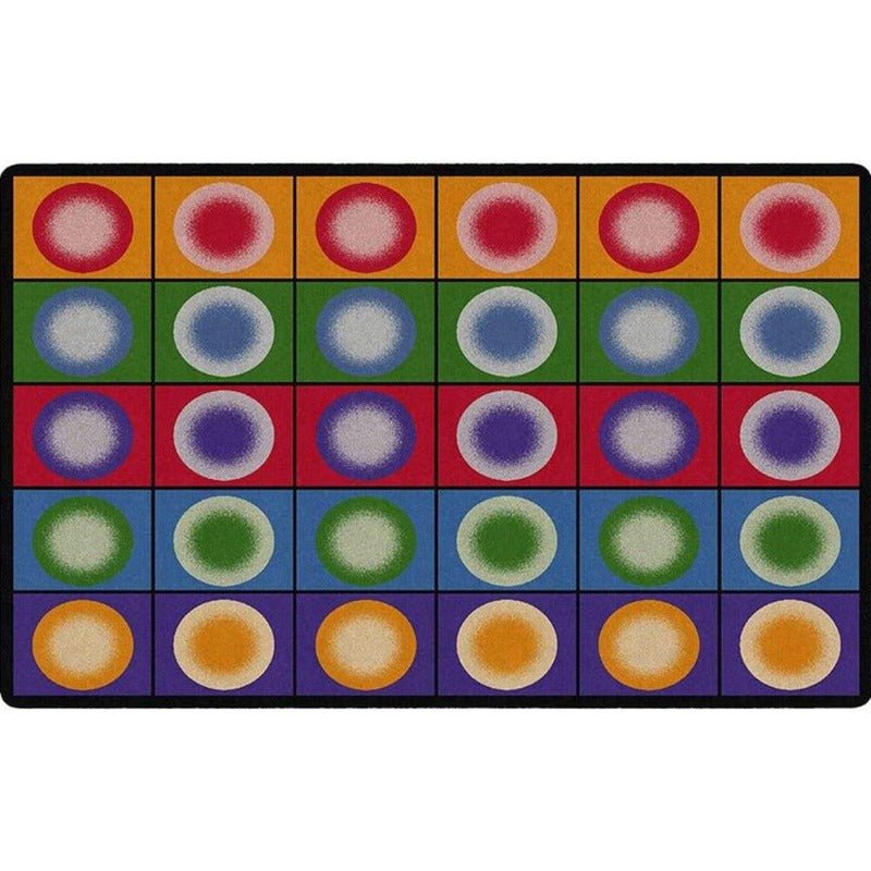 Dot Spots Classroom Seating Rug
