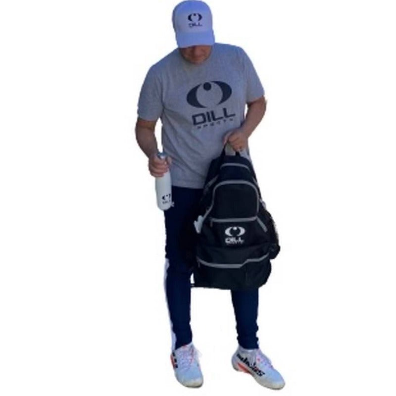 dill sports bag, bottle and merch