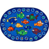Fishing for Literacy Oval Rug