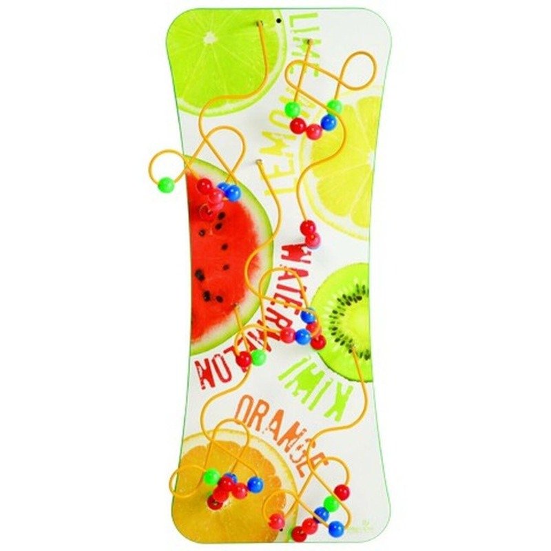 Fruit Flip Bead Maze Wall Toy