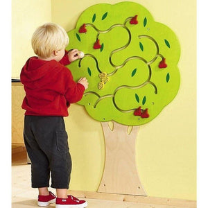 Fruit Tree Wooden Wall Toys - Interactive Activity Panel