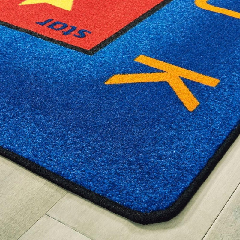 Bilingual Alphabet Rug