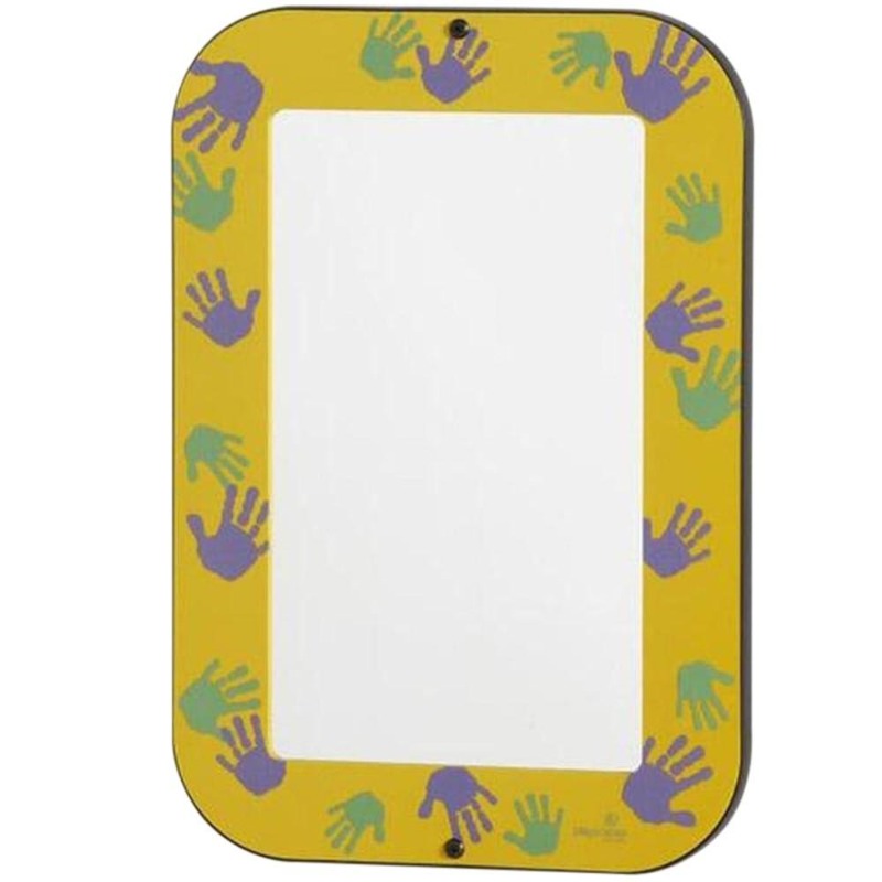 Goldenrod Hands-On Acrylic Wall Mirror