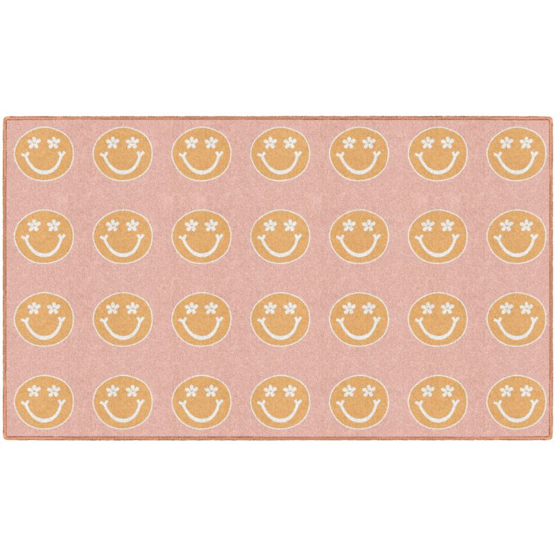 Good Vibes Happy Faces Rug