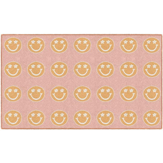 Good Vibes Happy Faces Classroom Rug