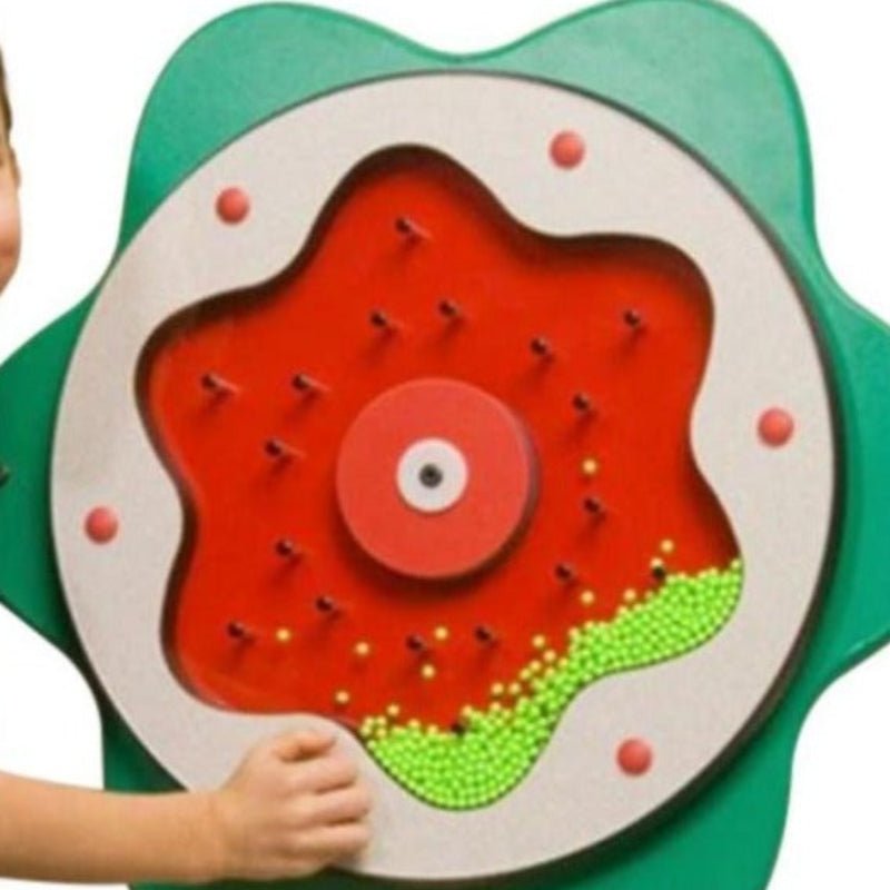 Green Plinko Children's Wall Toy