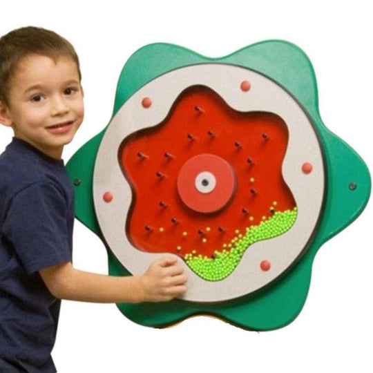 Green Plinko Children's Wall Toy