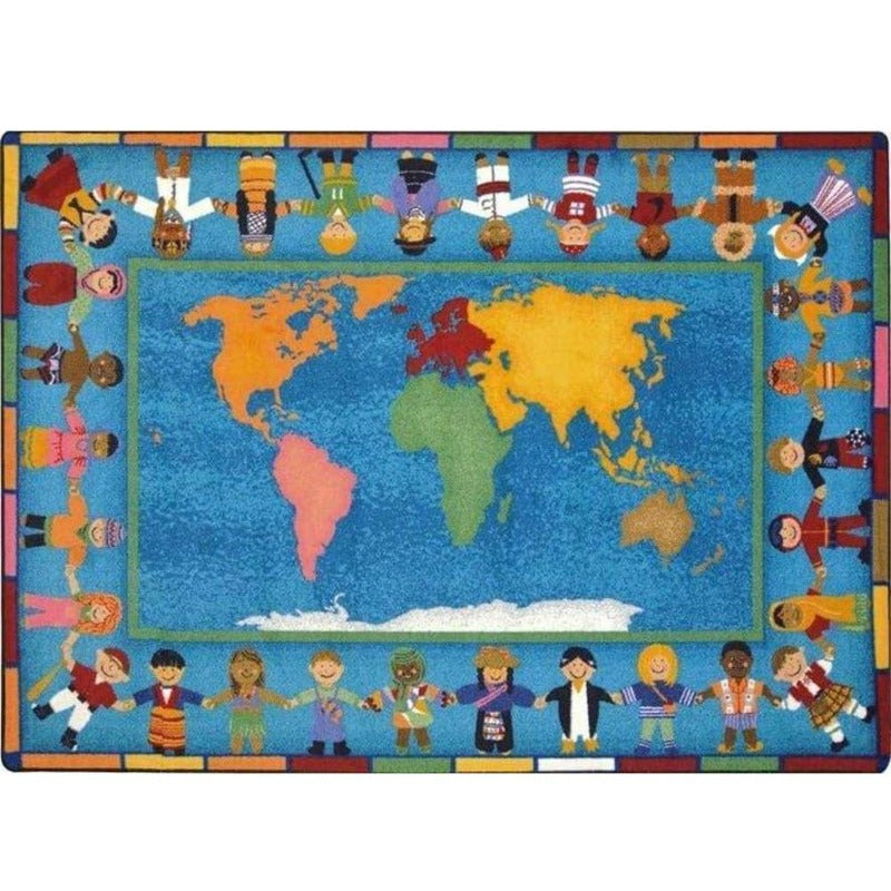 Hands Around the World Rug