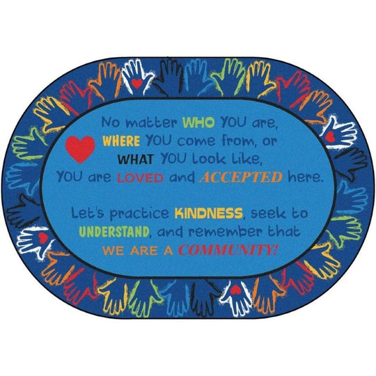 Hands Together Community Rug