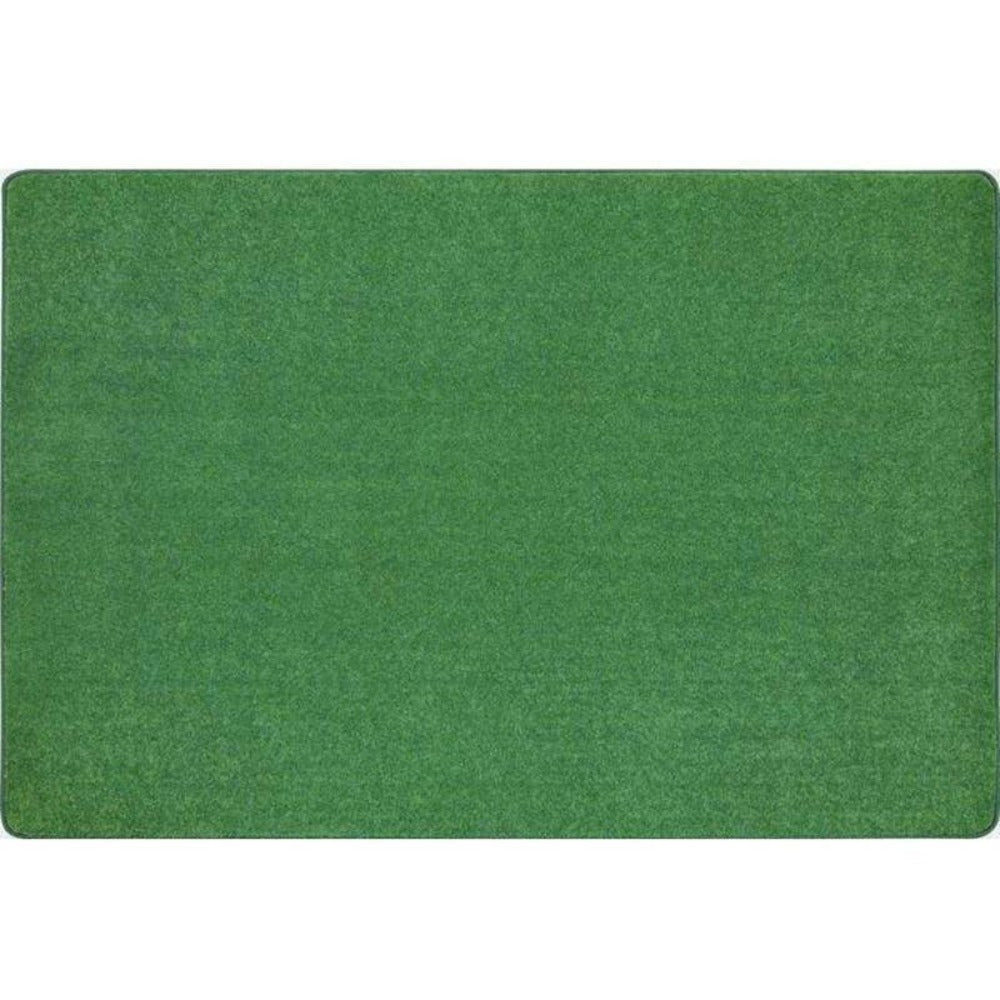 Just Kidding Grass Green Area Rug