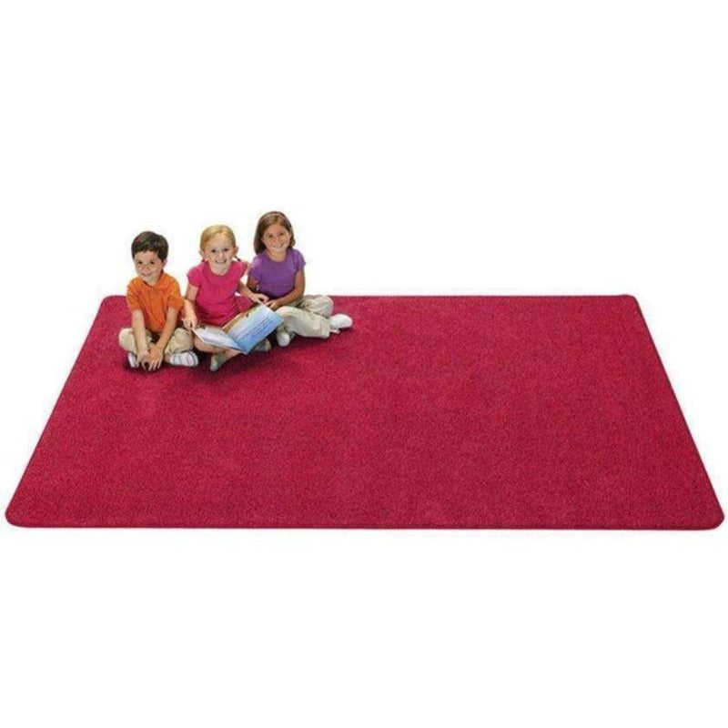 KIDply Red Velvet Color Carpet