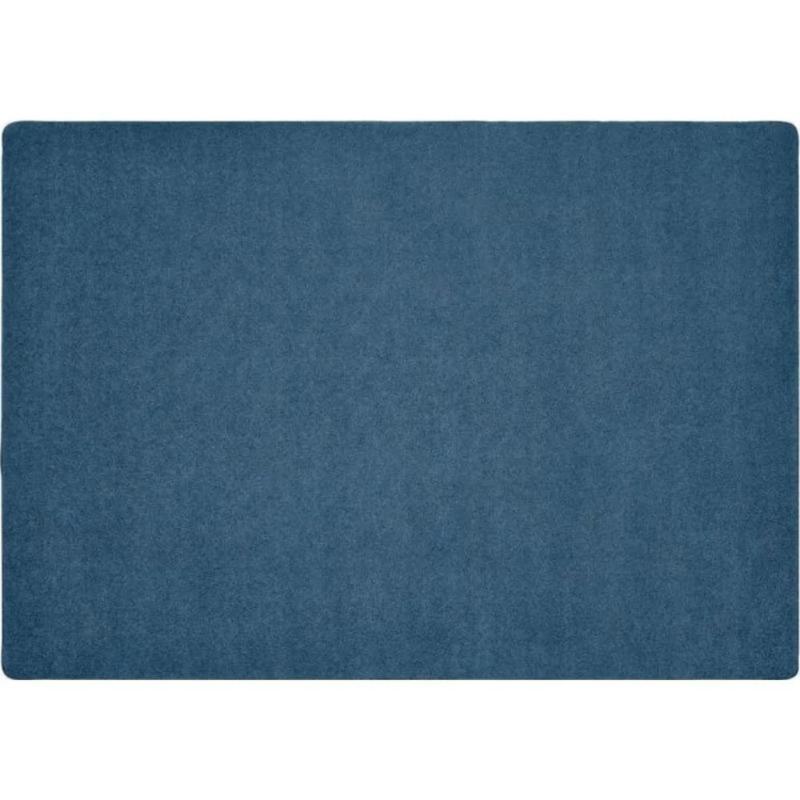 KIDply Solid Color Denim Area Rug