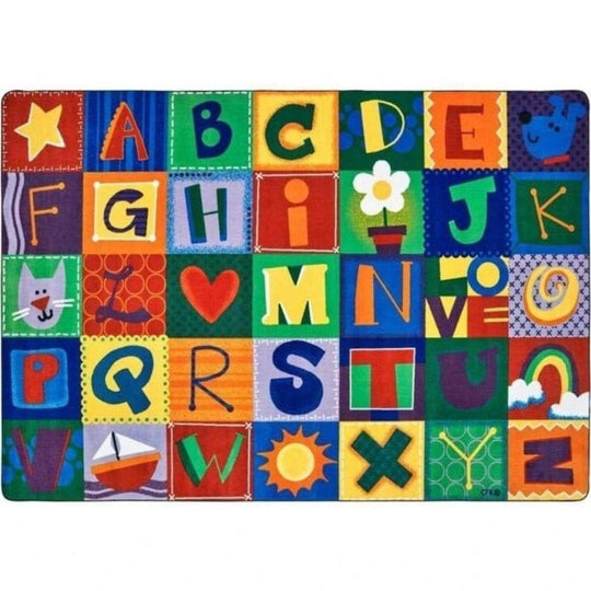 KIDSoft Alphabet Blocks Rug