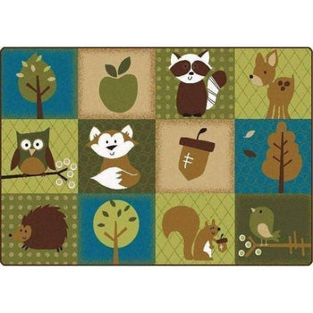 KIDSoft Nature s Friends Toddler Rug