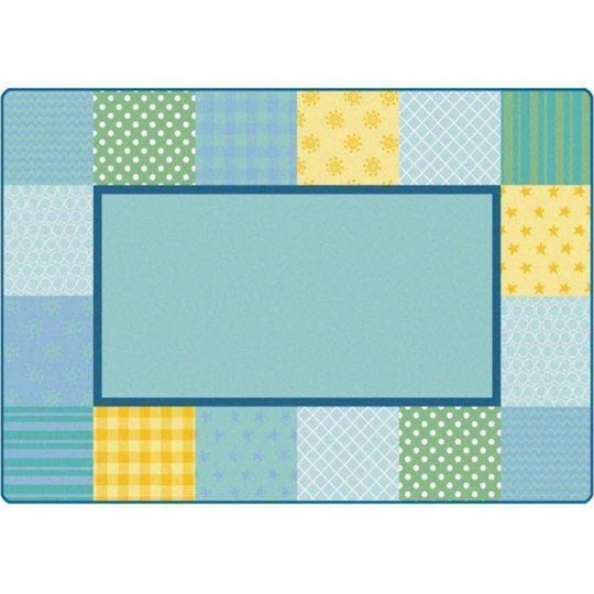 Pattern Blocks Soft School Rug