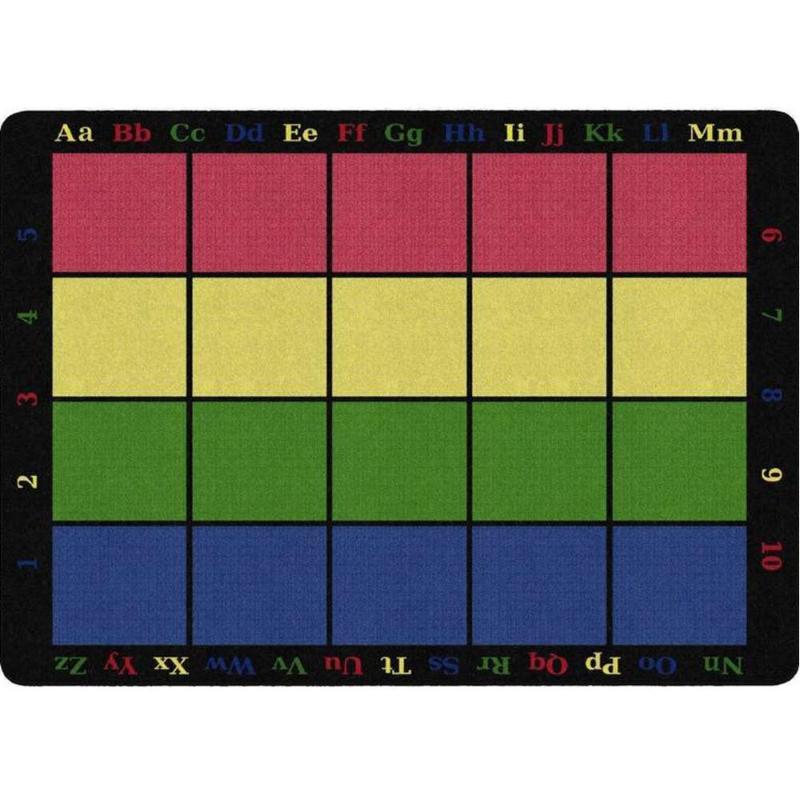 Learning Grid Seating Rug
