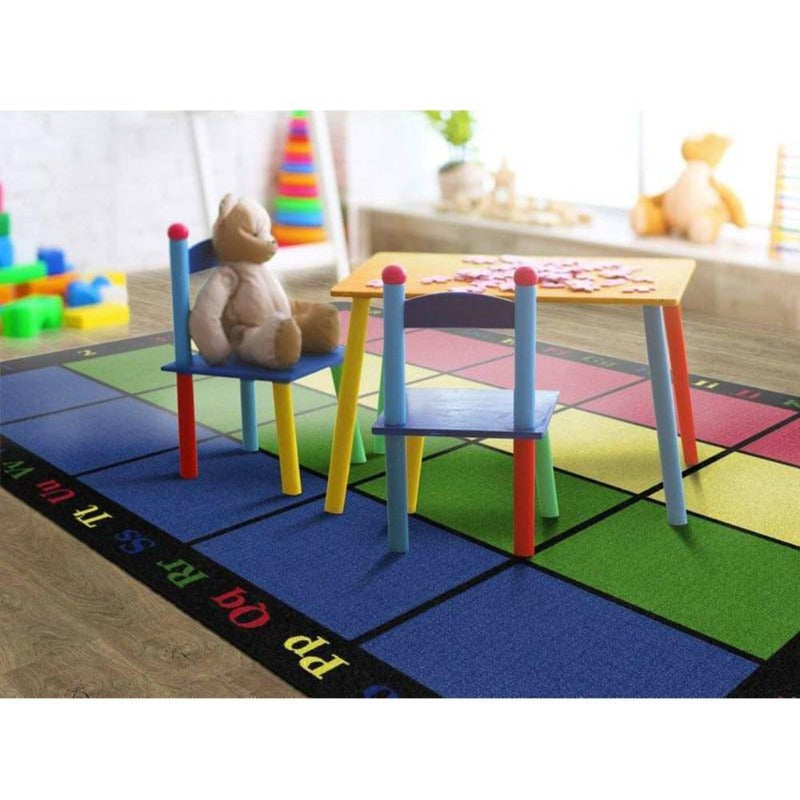 Learning Grid Seating Rug