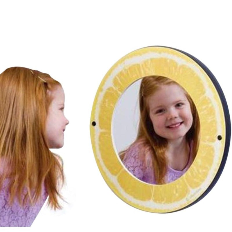 Lemon Theme Wall Mirror