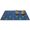 Literacy Squares Seating Rug Primary