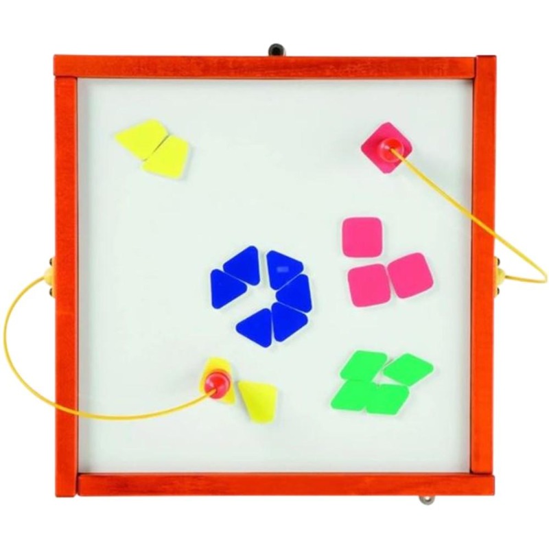 Magnetic Mix Up Shapes Wall Activity Toy