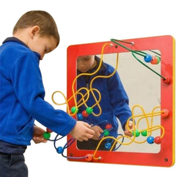 Mirror and Bead Wall Game