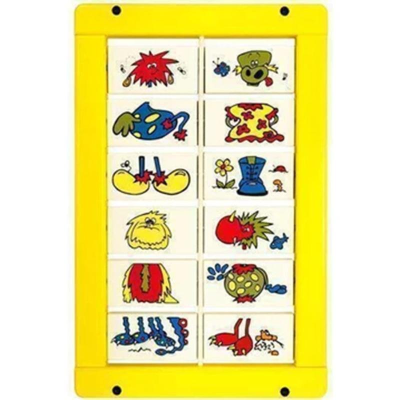 Monster Blox Mix and Match Activity Wall Toy