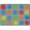 Multi - Color Circles Seating Rug