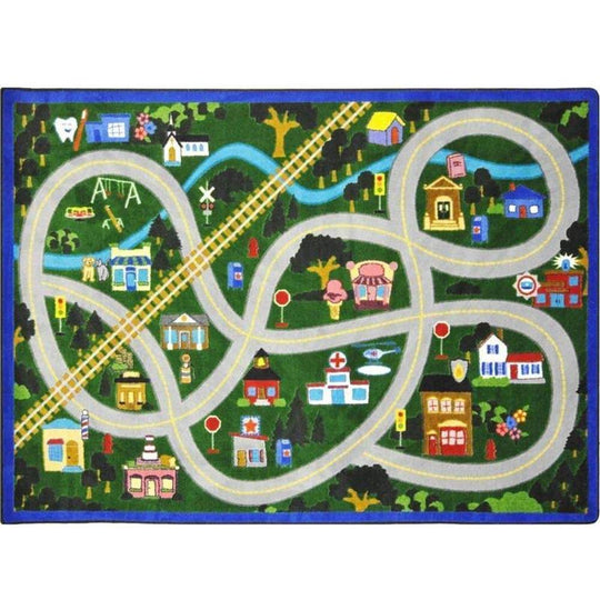 My Community Helper Classroom Rug