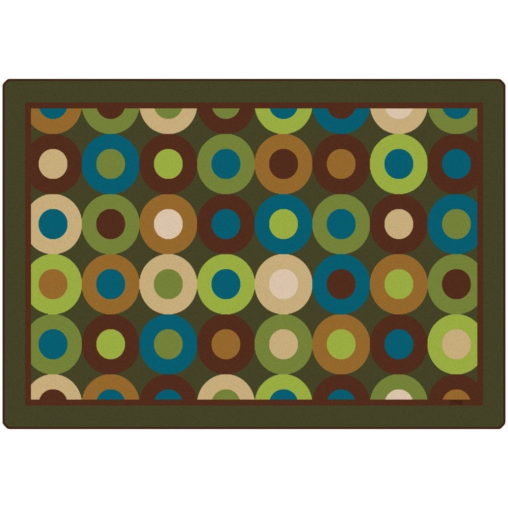 Natures Colors Calming Circles Rug