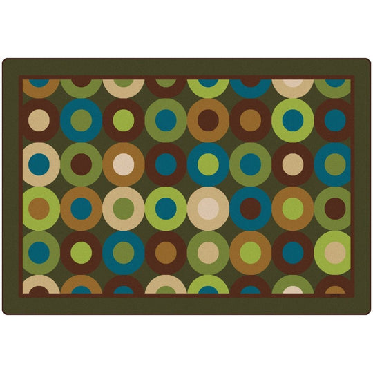 Natures Colors Calming Circles Rug