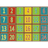 Number Rows 123's Muted Rug