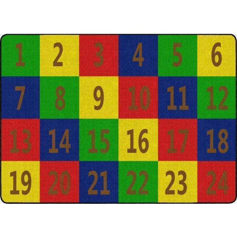 Number Seating Rug