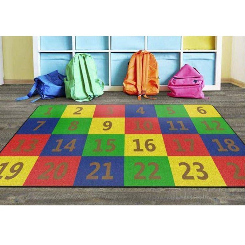 Number Seating Rug