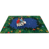 Peaceful Tropical Night Classroom Rug