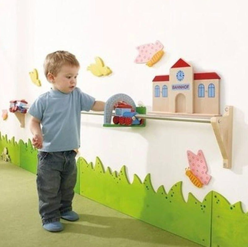 Push Along Train Rail Wall Activity Panel