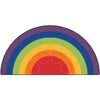 Rainbow Rows Semi-Circle Factory Second Rug 6' x 12' 